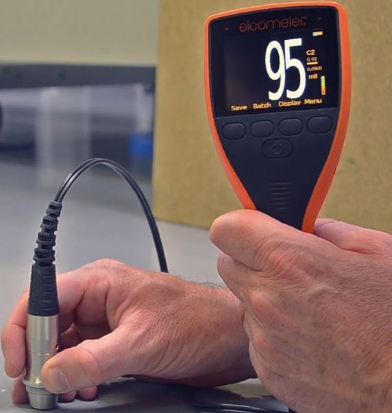 Concrete coating Thickness measurement
